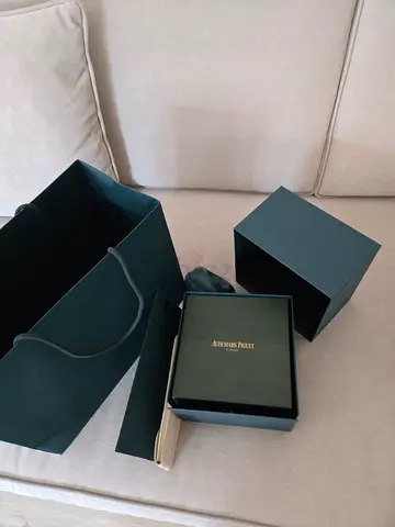 Audemars Piguet watch box and papers (original packaging)