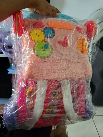 Plastic Baby Activity Walker with Music and Gears - Lightly Used