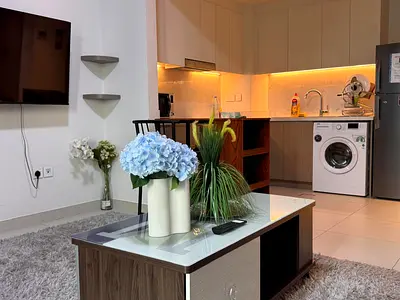 1 Bhk fully furnished apartment with Spacious balcony in Maryam Island