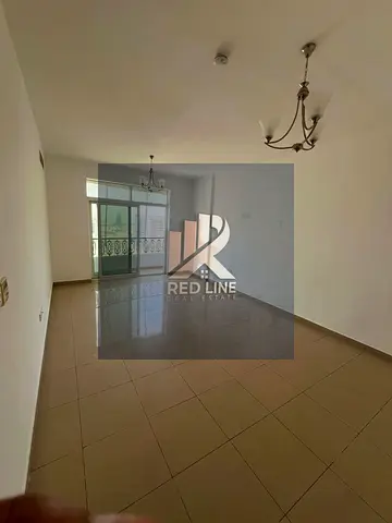 Largest two-bedroom apartment with a living room in Al Majara for annual rent, suitable for familie