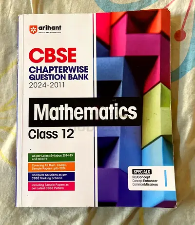 Arihant CBSE Chapterwise Question Bank Mathematics Class 12 (2024-2011)