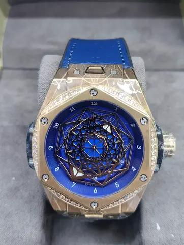 Hublot Big Bang Sang Bleu Super Master Clone 1.1 Watch