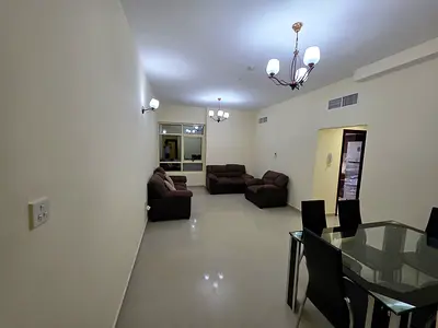 Free covered parking// spacious big size 1bhk //Near to corniche// brand new appliance and furniture