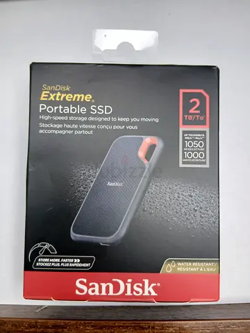 SanDisk Extreme Portable SSD 2TB - Brand New in Box