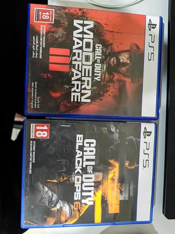 Two PS5 Call of Duty Games: Modern Warfare III  Black Ops 6 (Physical)