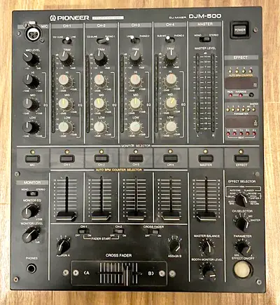 Pioneer DJM-500 Pro DJ Mixer - 4 x Channel with Effects