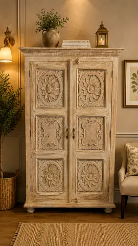 Solid Wood Hand Crafted Cabinet ( ARTSandCRAFTS)