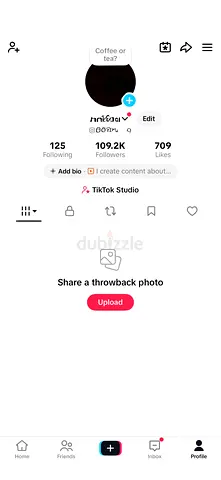 TikTok Account - 109.2K Followers - Live Level 23