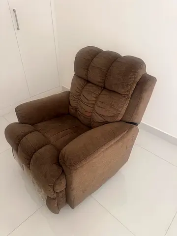 Comfortable Brown Recliner Armchair - Good Condition