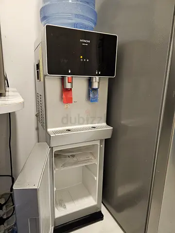 Hitachi Water Dispenser with Cooler and Small Storage Compartment