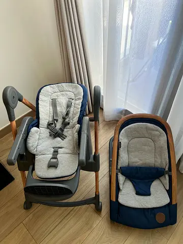 Baby chair rocker set