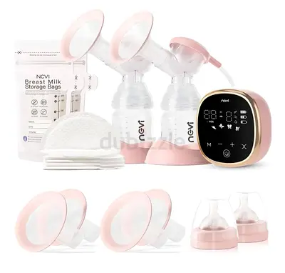 Double Electric Breast Pump with Accessories (NCVI) - Gentle Pumping Set