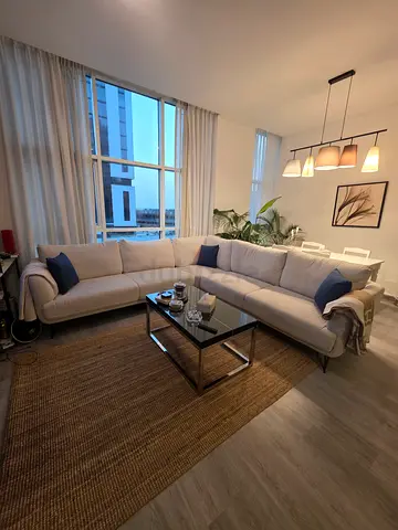 Sofa L with table