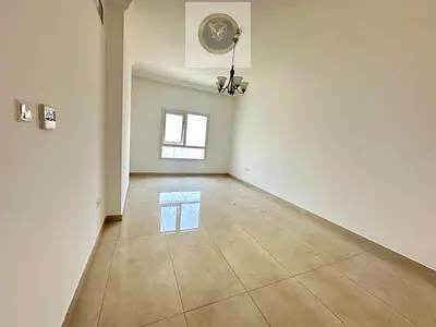 Two bedroom and hall second occupancy for annual rent in Al Majaz 2 Sharjah free parking two balconies with open view spacious layout modern finishing