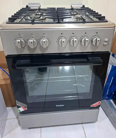 Haier 4-Burner Gas Cooker with Oven - Excellent Working Condition
