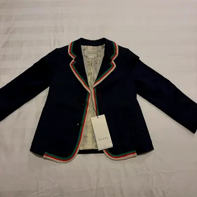 Brand New Gucci Kids Blazer Size 5 With Tags