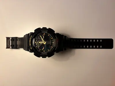 Casio G-Shock GA Series Black Mens Watch - very Good Condition- almost new