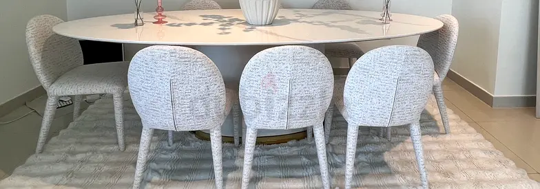 Luxurious set of 8 Dining Chairs