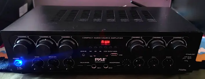 Pyle Wireless Six Channel Audio Amplifier