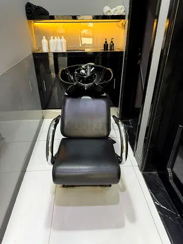 Salon chair wash