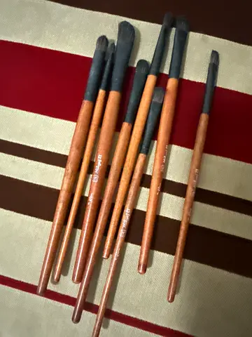 Professional Makeup Brush Set with Wooden Handles