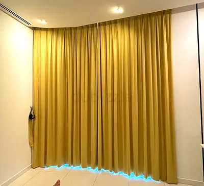 Set of 2 Blackout Curtains for Large Window (w/h 300cm*315 cm)