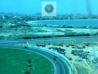 Two Bedrooms And Hall Apartment For Annual Rent With Sea View Two Balconies Parking Gym And Swimmin