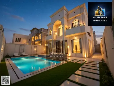 امتلك فيلا فاخرة تصميم كلاكسيك طابقين ورووف مع مسبح 5000 قدم بسعر قابل لتفاوض على شارع الشيخ عمار مباشر