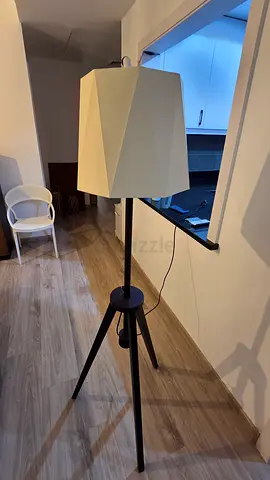 Living room light on tripod from Ikea
