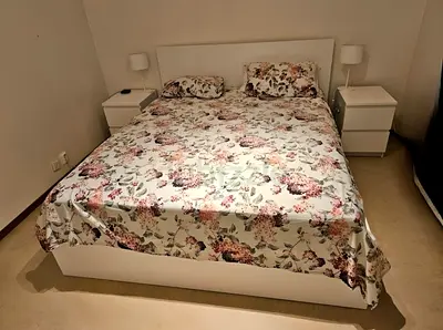 ikea bed and mattress/queen size
