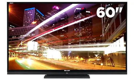 Sharp 60 LED TV - Good Working Condition. Model code: LC-60LE830M