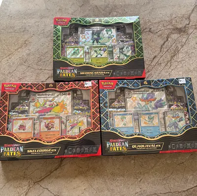 Pokemon TCG paldean fates premium collection box