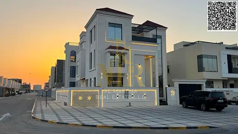 فيلا كورنر كلاسيك فاخرة للبيع في الزاهية – مساحة كبيرة وتصميم راقٍ
