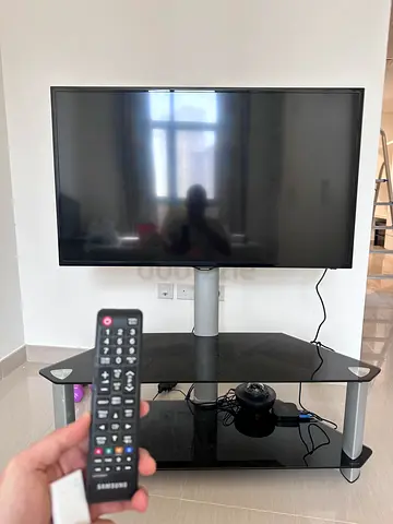 TV+tempered glass tv stand