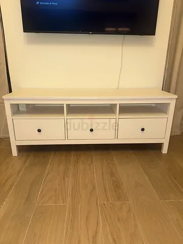 Hemnes white tv unit/stand