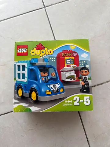 LEGO DUPLO Police Car  Bank Set (Ages 2-5) - Complete in Box