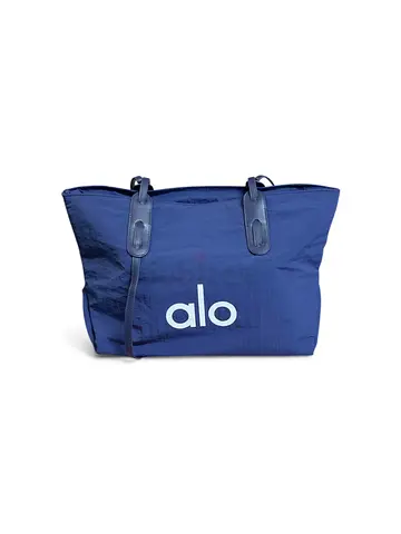 Alo Yoga Large Nylon Tote Bag Blue