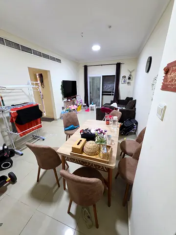 Fully Furnished 1BHK Central AC, Balcony, 2 Washroom In Just 3000AED/*