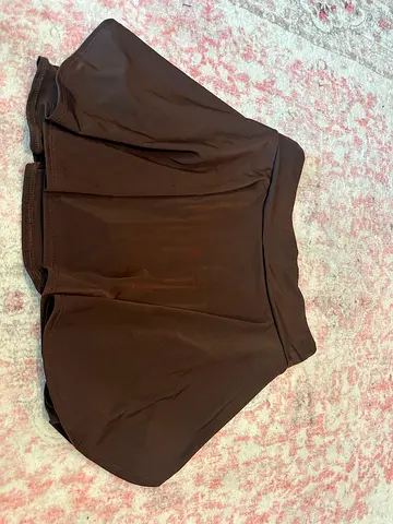Brown skater mini skort - size S