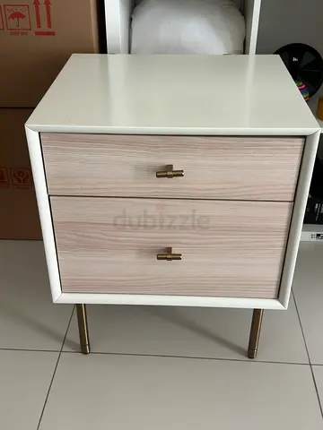 White Bedside Table 50x40x60cm