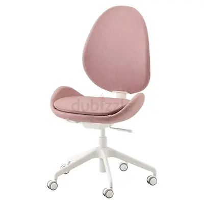 HATTEFJÄLL Ikea Office Chair Gunnared Light Brown Pink, Armless