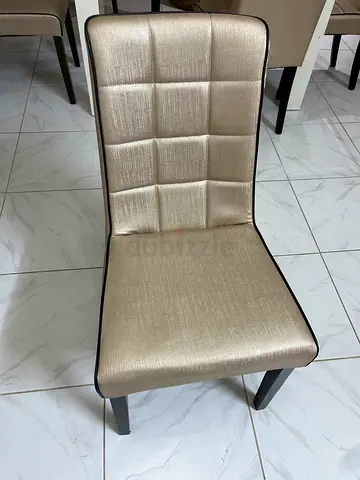 Modern Champagne Padded Dining Chair ( 6 chairs )