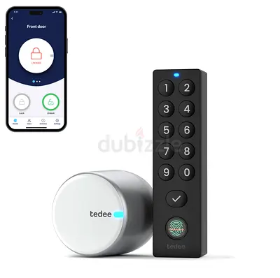 Tedee Smart Lock Package – Tedee GO2 + PRO Keypad + WiFi Bridge