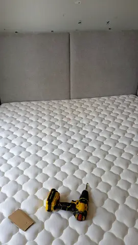 King  size Bed with mattress- And Side Table