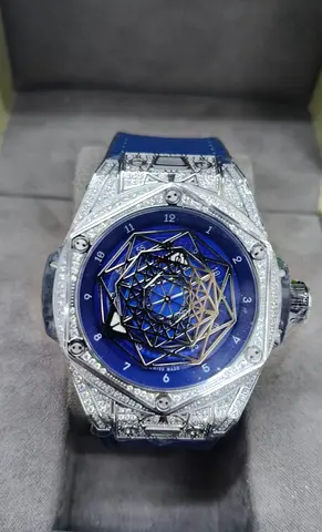 Hublot Big Bang Sang Bleu Super Master Clone 1.1 Watch