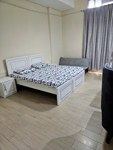 A Fully Furnished Luxurious Master Bedroom available @ 4000 per month.