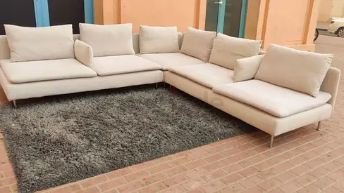 Ikea Sodhremn L Shape Sofa Beige