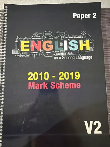 English O level IGCSE Cambridge extended paper 2 mark scheme