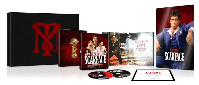 Scarface (1983) – Ultimate Collectors Edition IconART with SteelBook (4K Ultra HD + Blu-ray + Digit