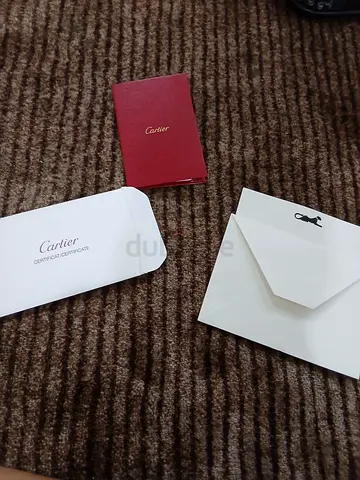 Cartier watch paperwork and box booklets (original documents)